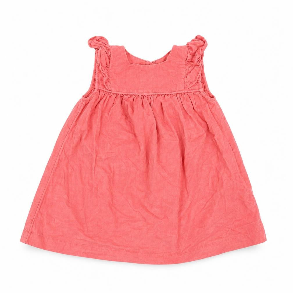Marks & Spencer Girls Orange  Corduroy A-Line  Size 9-12 Months