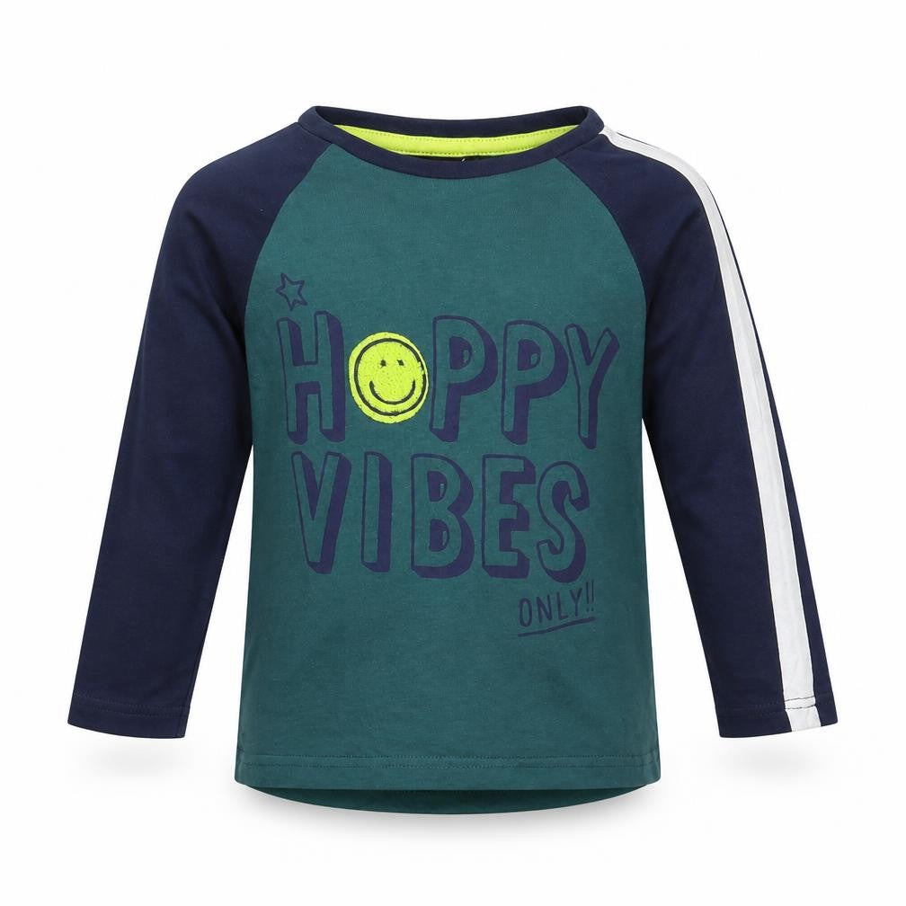 George Boys Blue   Basic T-Shirt Size 2-3 Years  - HAPPY VIBES