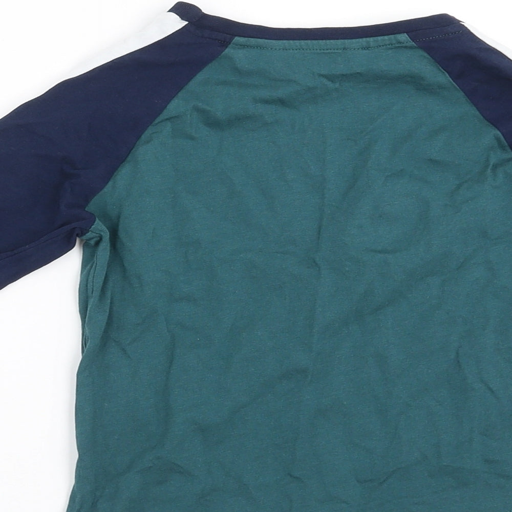 George Boys Blue   Basic T-Shirt Size 2-3 Years  - HAPPY VIBES