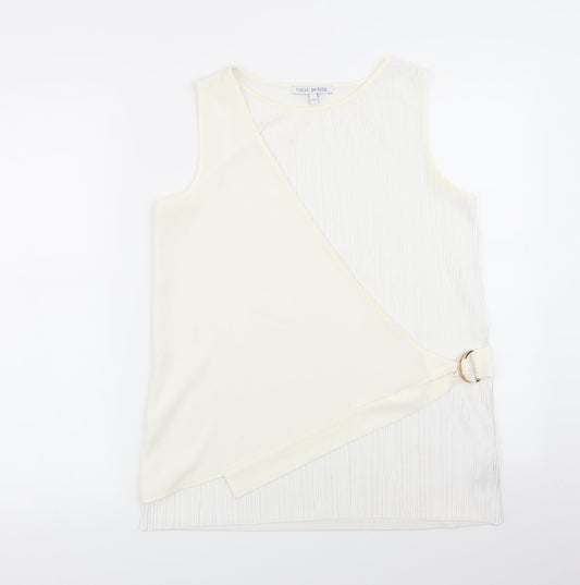 NEXT Womens White   Basic Blouse Size 10