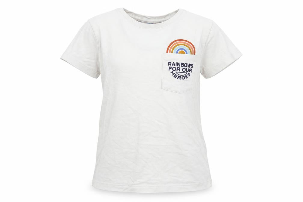 F&F Girls White   Basic T-Shirt Size 6-7 Years