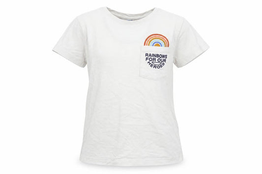 F&F Girls White   Basic T-Shirt Size 6-7 Years
