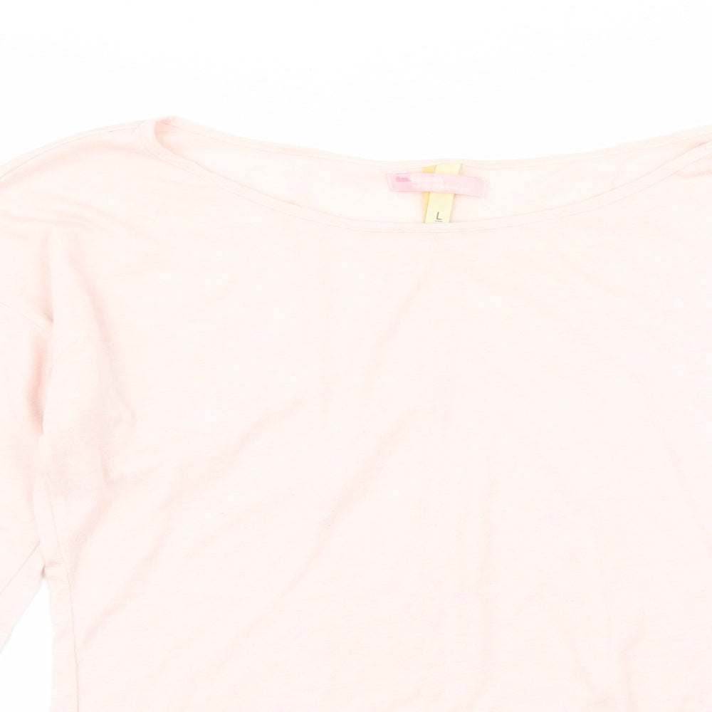Bershka Womens Pink   Basic T-Shirt Size L