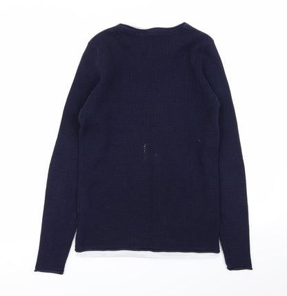 Next Mens Blue   Pullover Jumper Size S