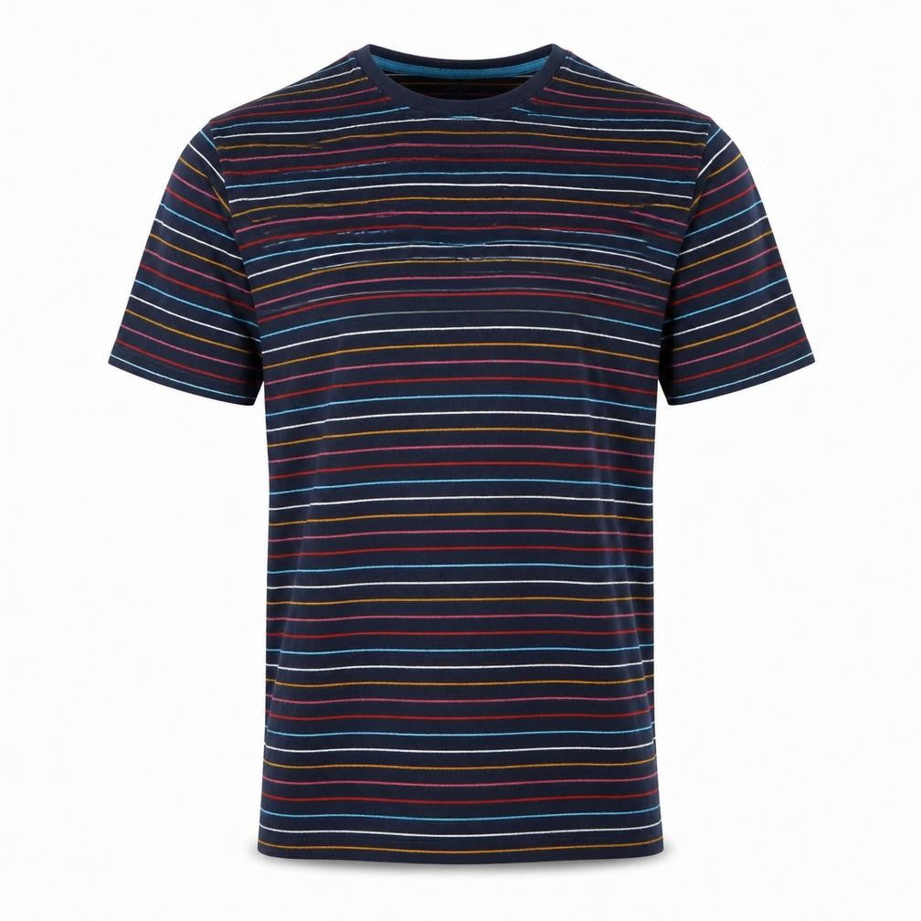 Next Mens Multicoloured Striped   Pyjama Top Size S
