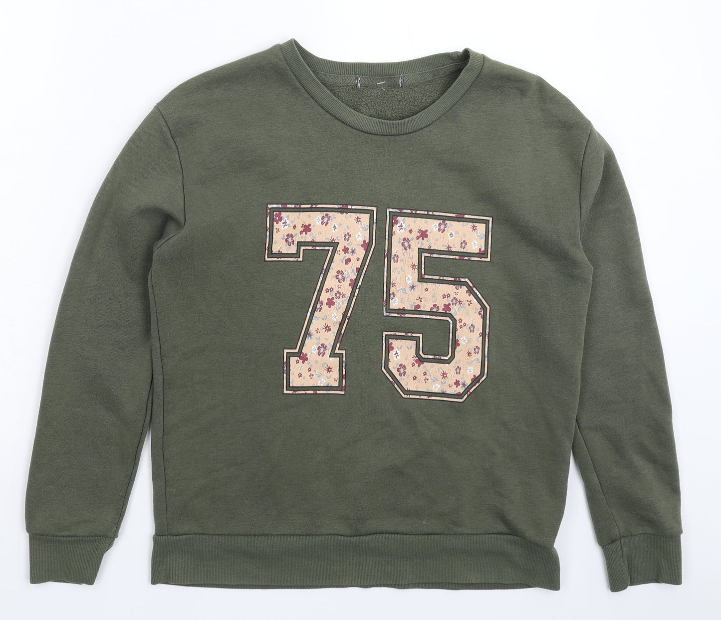 Primark Womens Green   Pullover Sweatshirt Size 6