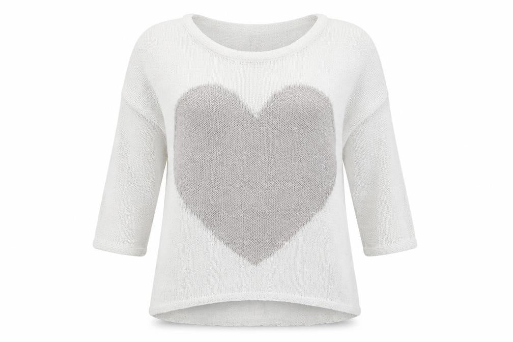 Next Womens White  Knit Pullover Jumper Size 12