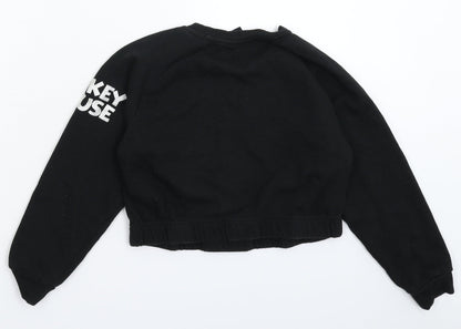 Preloved Primark Boys Black   Pullover Sweatshirt Size 9-10 Years - Back