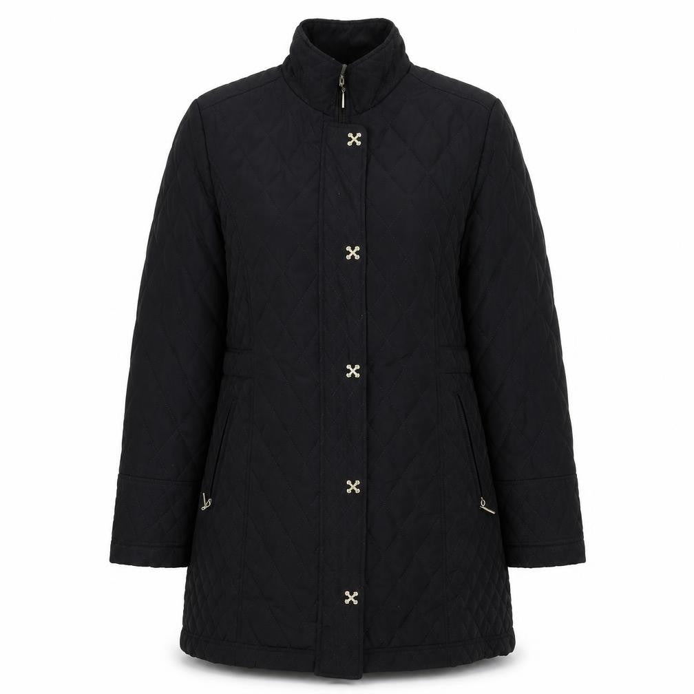 Klass Womens Black   Pea Coat Coat Size S