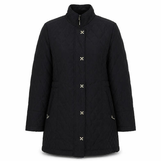 Klass Womens Black   Pea Coat Coat Size S