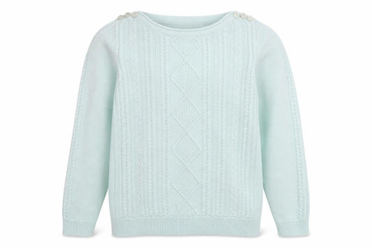 Bonmarché Womens Green Knit Pullover Jumper Size S