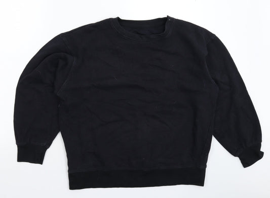 Preworn Womens Black   Pullover Sweatshirt Size 20