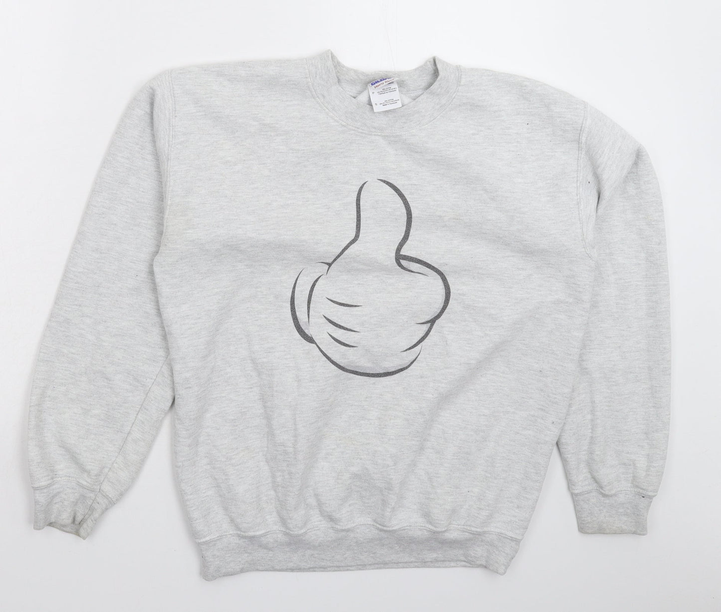 Gildan Mens Grey   Pullover Sweatshirt Size S