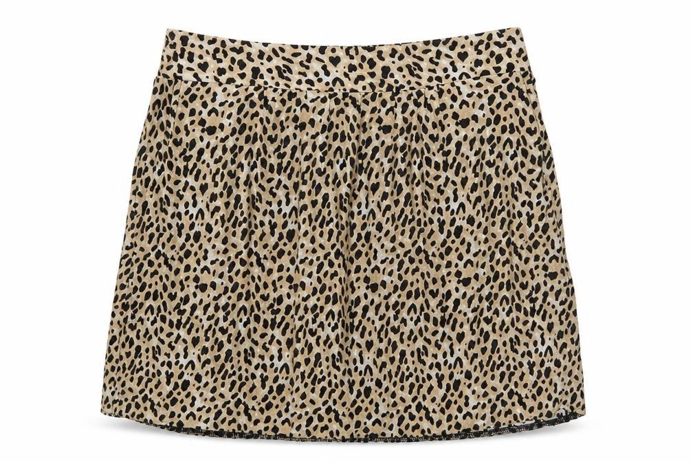Papaya Womens Brown Animal Print  Flare Skirt Size 8