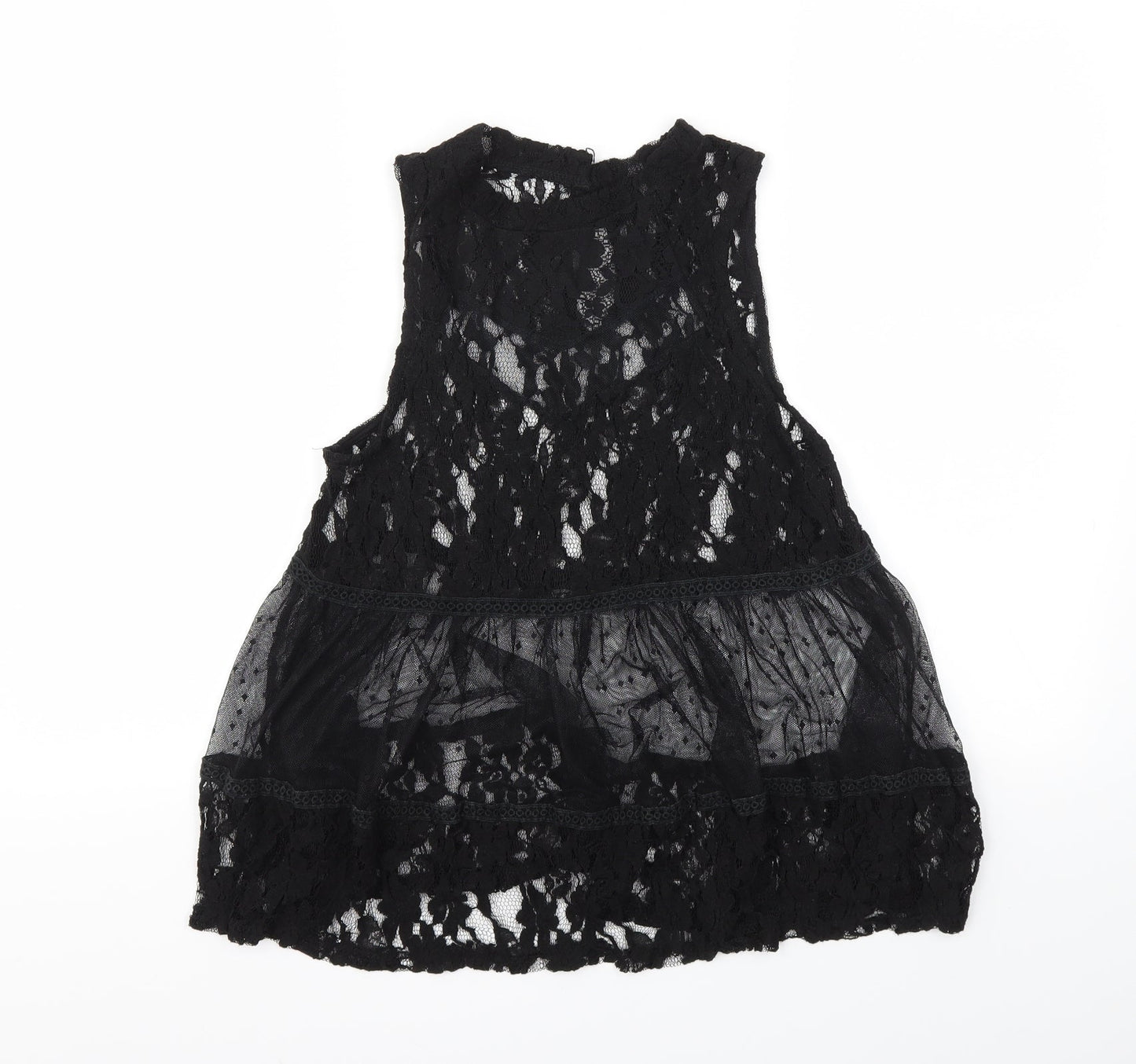 Poof Womens Black   Basic T-Shirt Size M
