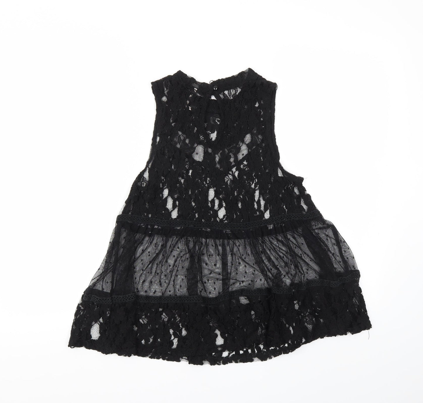 Poof Womens Black   Basic T-Shirt Size M
