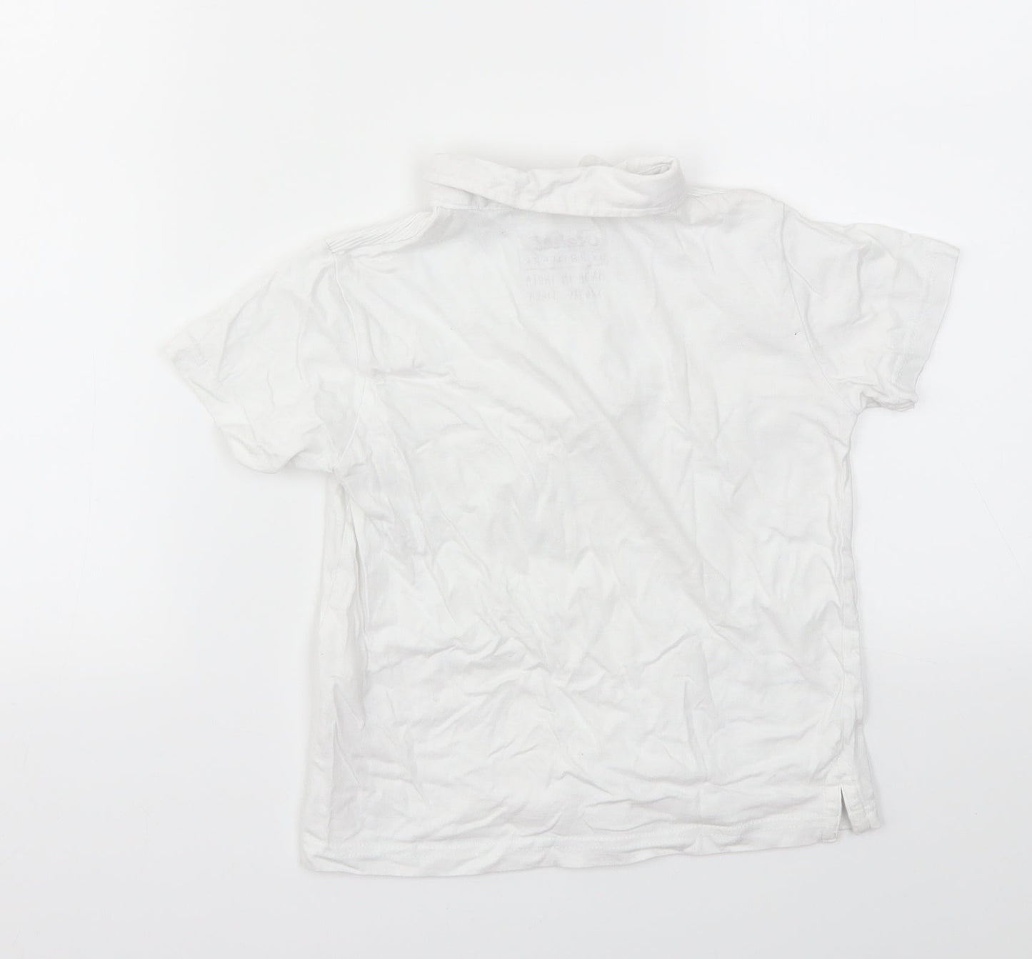 Primark Boys White   Basic T-Shirt Size 5-6 Years