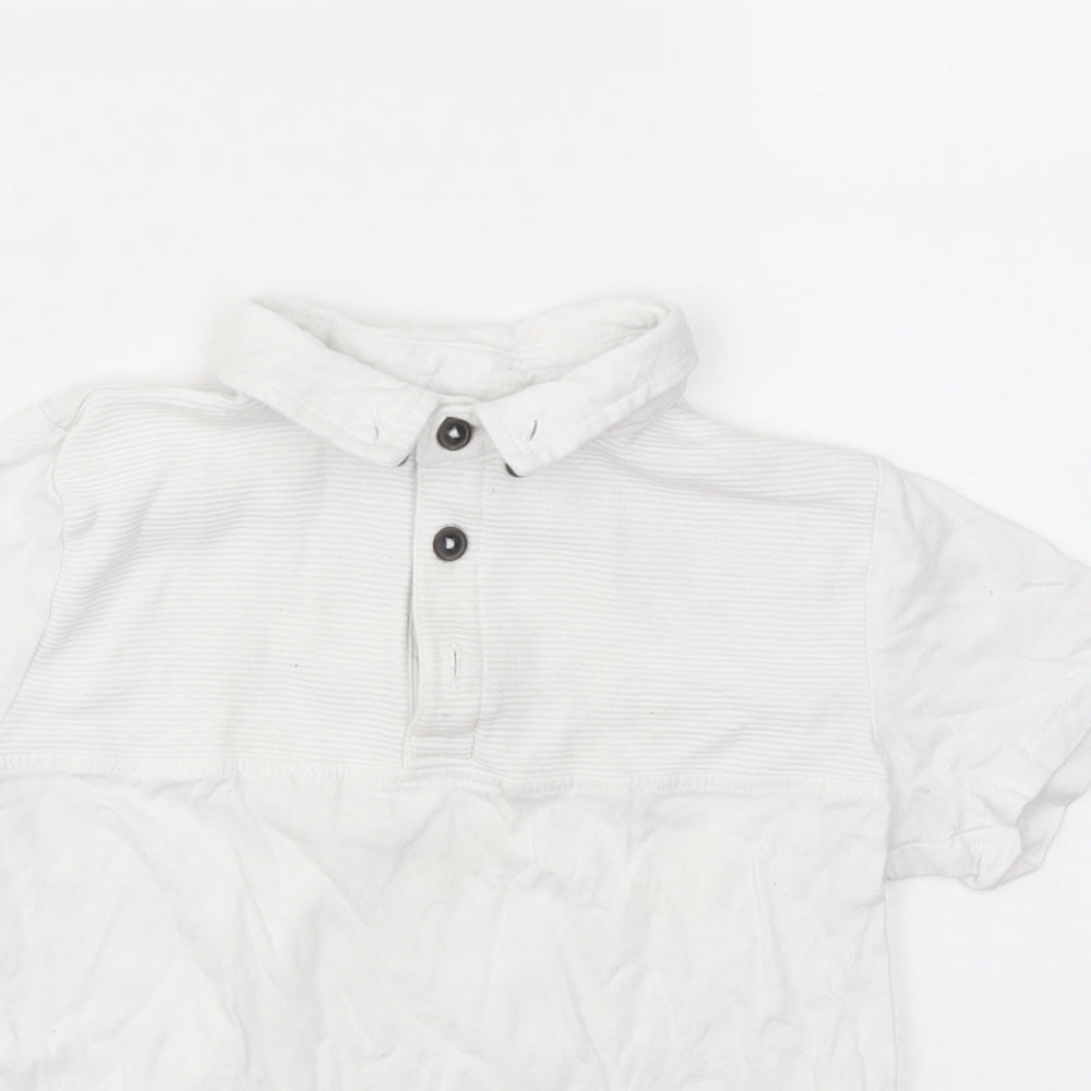 Primark Boys White   Basic T-Shirt Size 5-6 Years