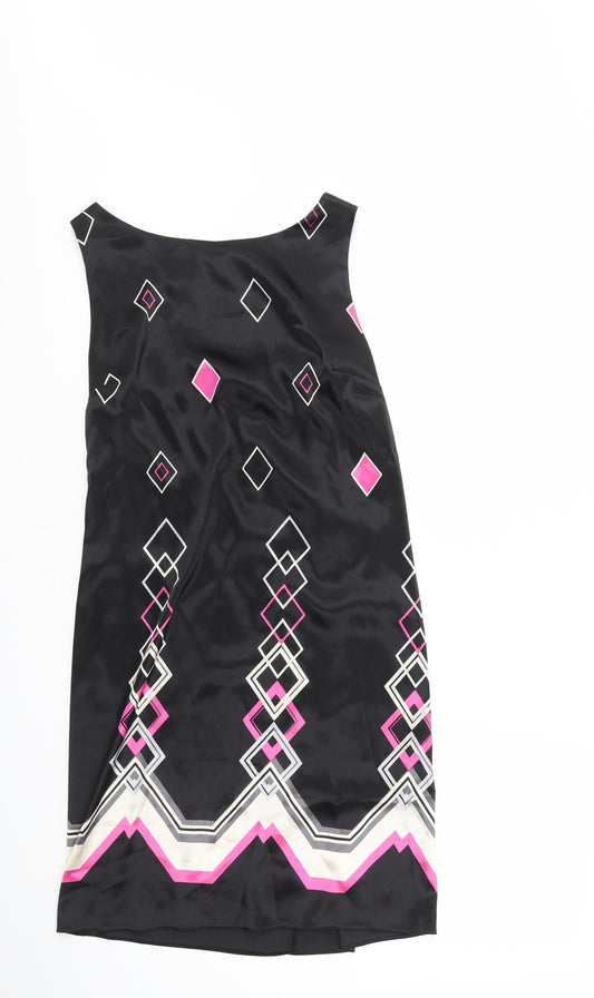 Marina Kaneva Womens Black Polka Dot  Fit & Flare  Size 10