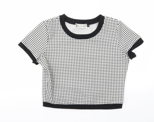 HEARTS &BOWS Womens Grey   Basic T-Shirt Size 10