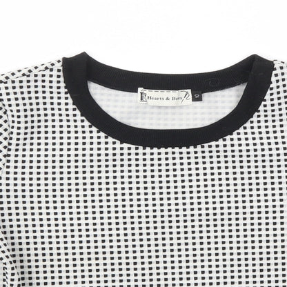 HEARTS &BOWS Womens Grey   Basic T-Shirt Size 10