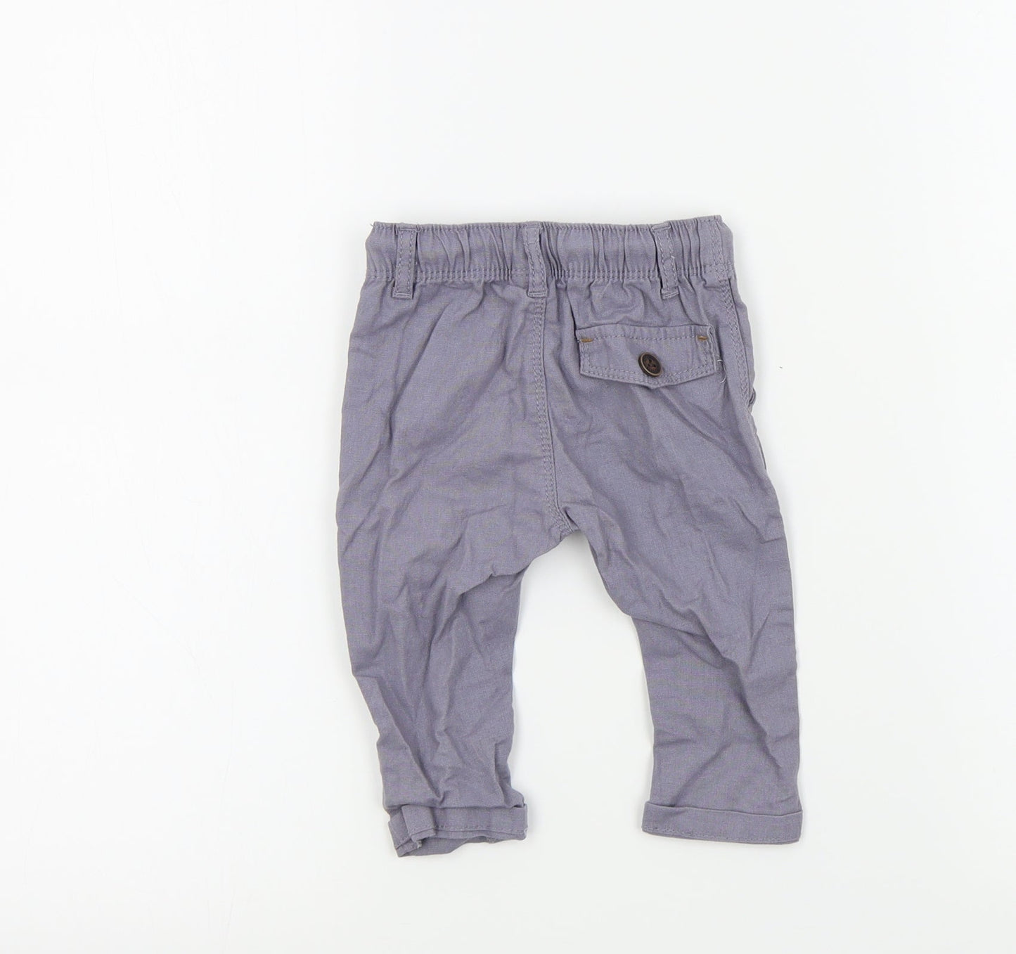 NEXT Boys Grey Colourblock  Jogger Trousers Size 3-6 Months