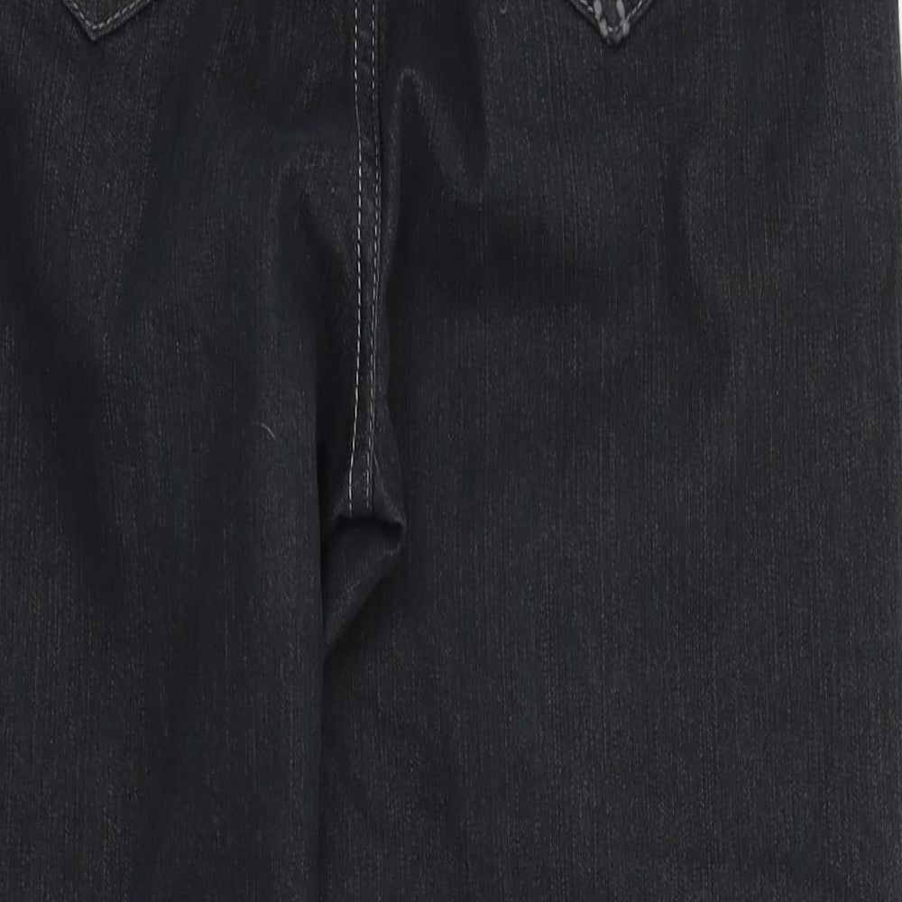 M&S Womens Black   Trousers  Size 10 L26 in