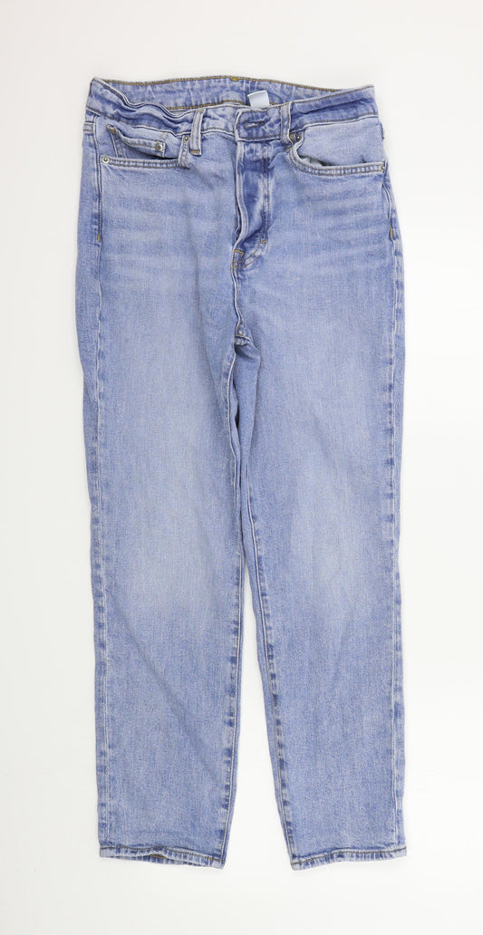 H&M Womens Blue   Straight Jeans Size 28 L27 in