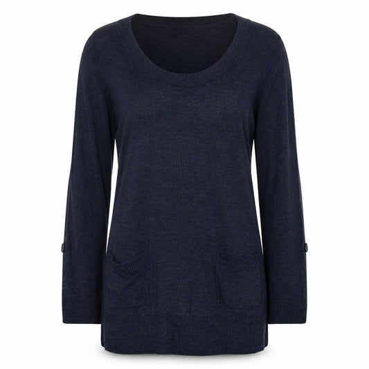 F&F Womens Blue   Pullover Jumper Size 8