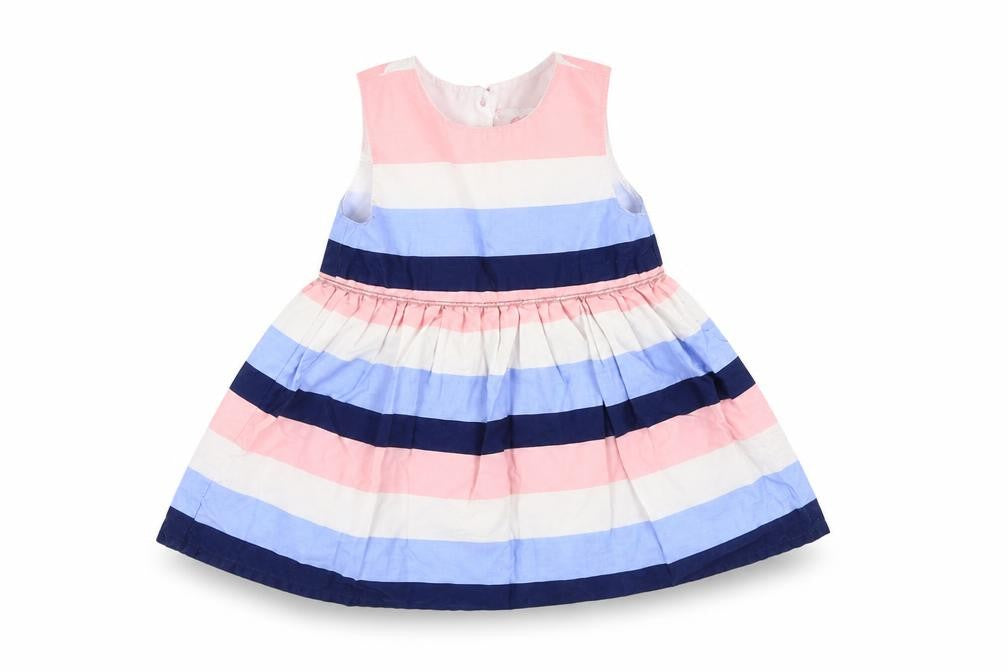 Primark Girls Multicoloured Striped  Fit & Flare  Size 0-3 Months