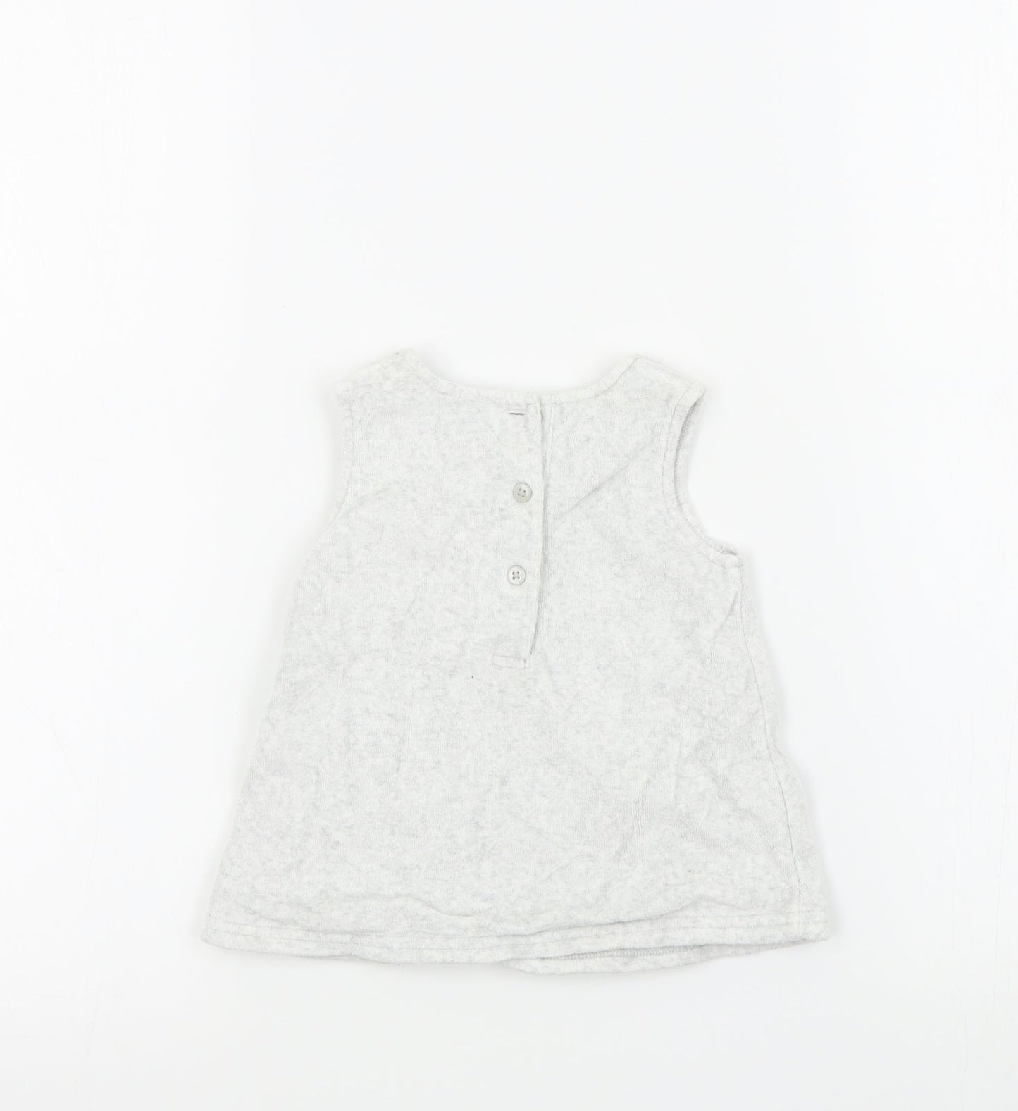 George Girls White   Pinafore/Dungaree Dress  Size 0-3 Months  - Disney Baby Winnie the Pooh
