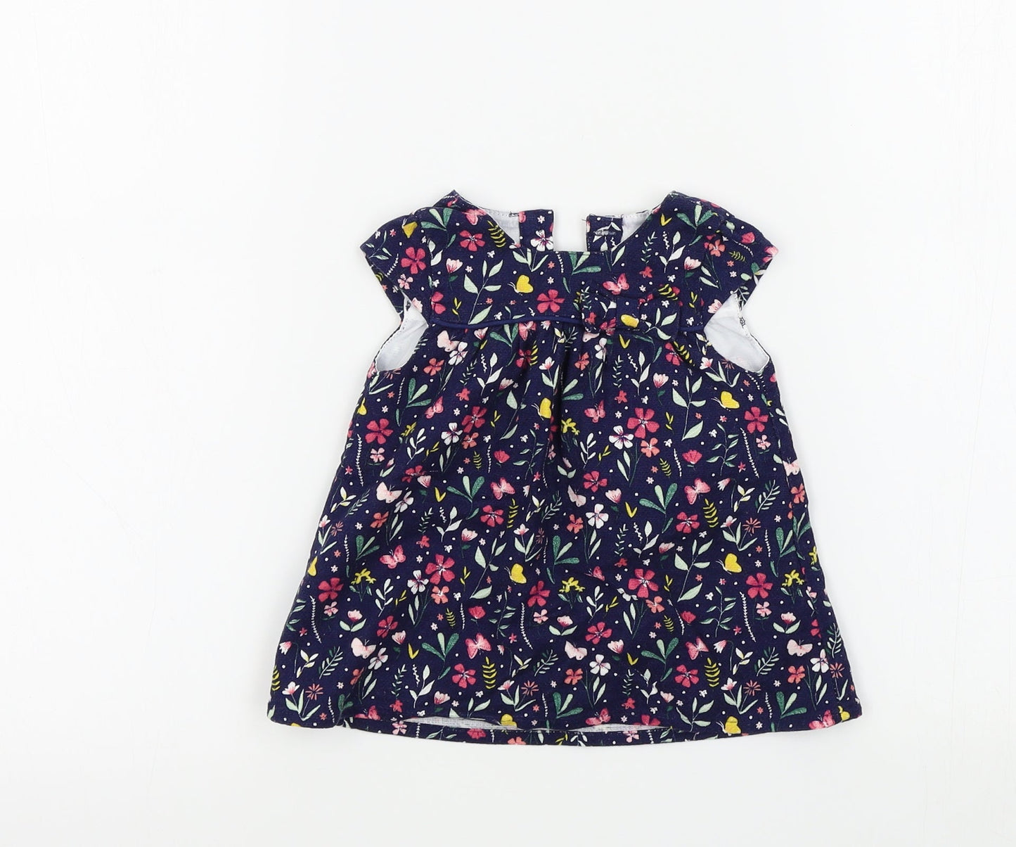 Primark Girls Blue Fair Isle  Fit & Flare  Size 0-3 Months