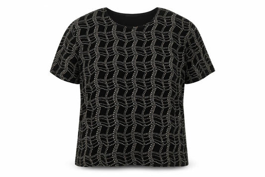 Eye Casuals Womens Black   Basic T-Shirt Size 2XL