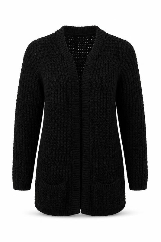 Vero Moda Womens Black  Knit Cardigan Jumper Size M