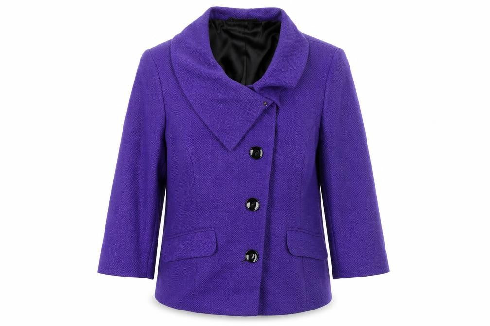 Precis Womens Purple   Jacket Coat Size 12