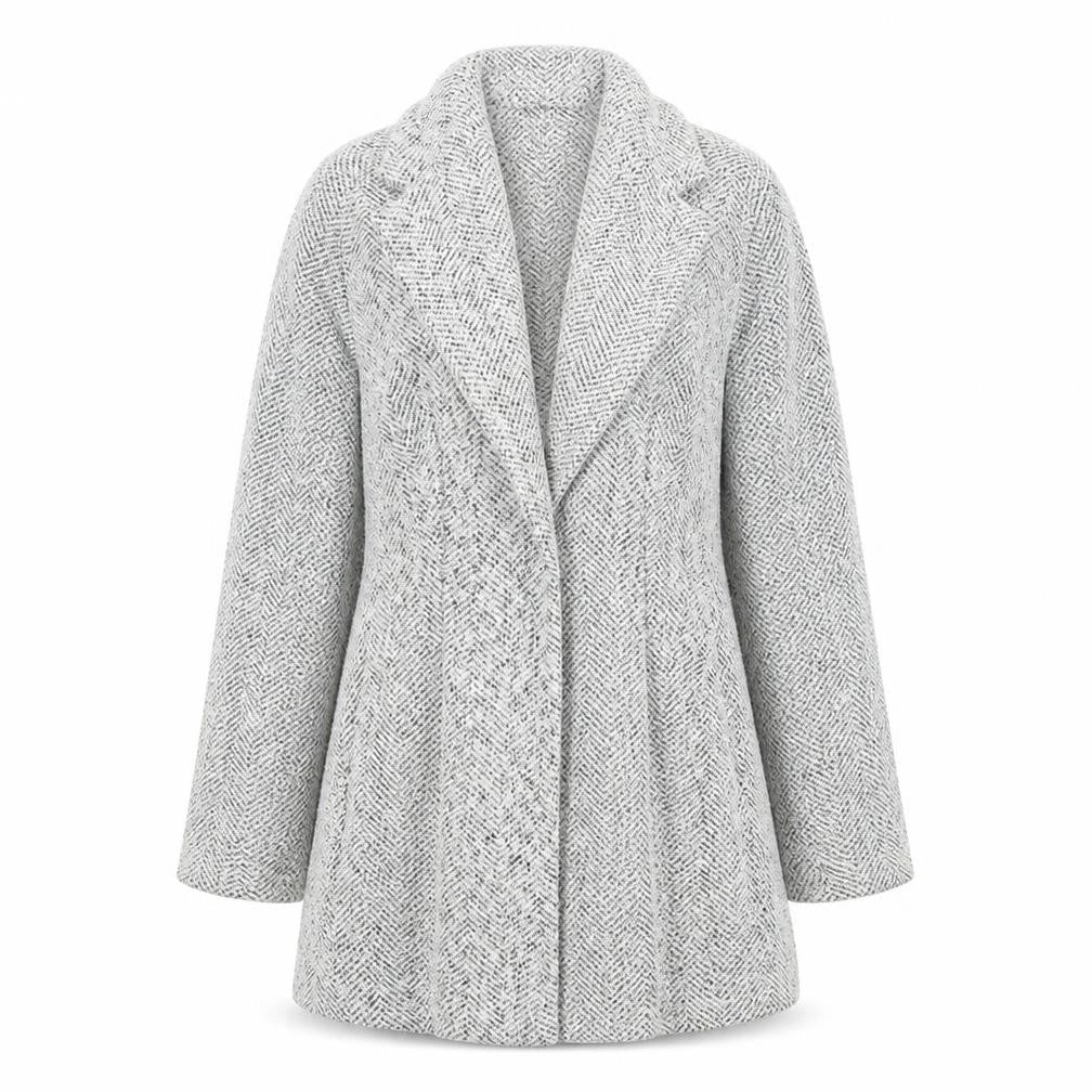 Chic me Womens Grey   Overcoat Coat Size M