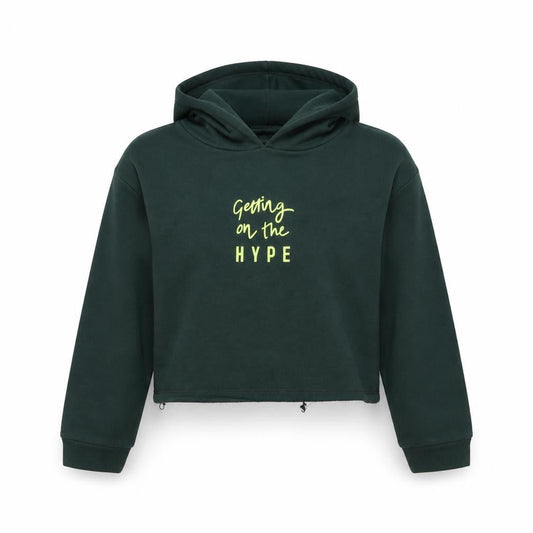 George Girls Green   Pullover Hoodie Size 8-9 Years