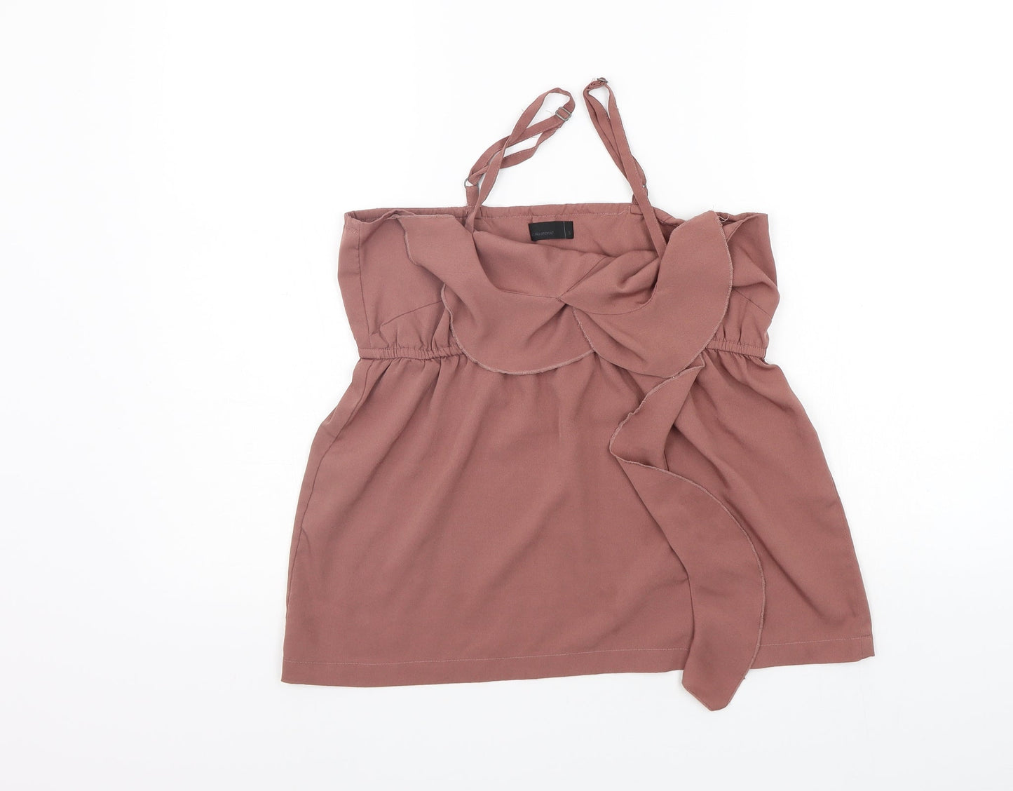 VERO MODA Womens Brown   Basic Tank Size S