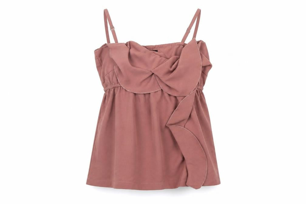VERO MODA Womens Brown   Basic Tank Size S
