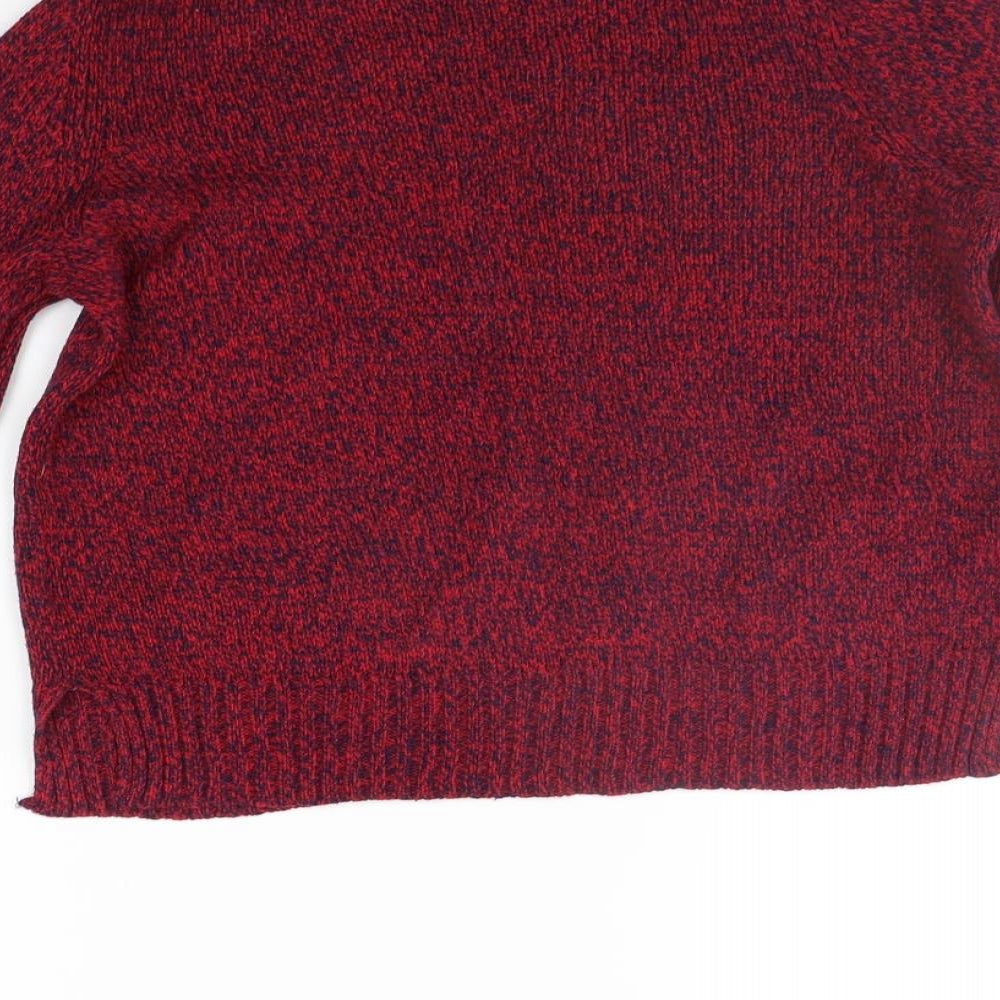 Divided Womens Red   Pullover Jumper Size XS