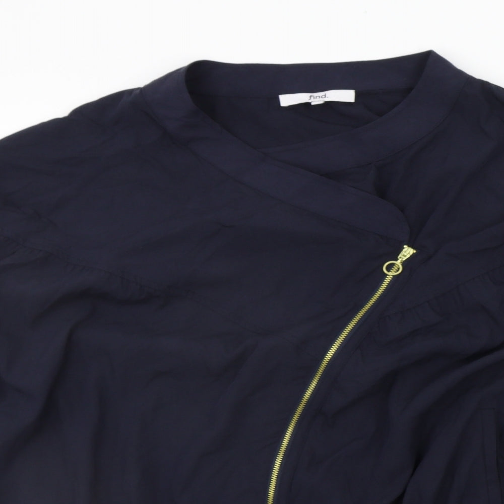 find. Womens Blue   Jacket Coat Size L