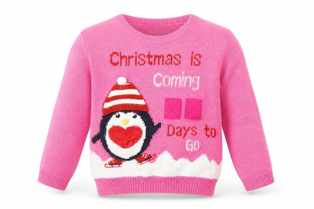George Girls Pink   Pullover Jumper Size 12-18 Months