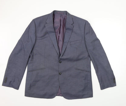 Additional front view of Taylor & Wright women’s grey jacket suit jacket, size UK 46