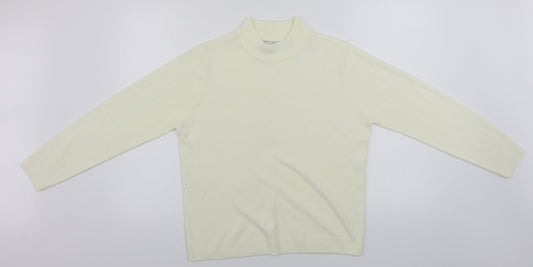 pure&natural Womens Ivory   Pullover Jumper Size 14