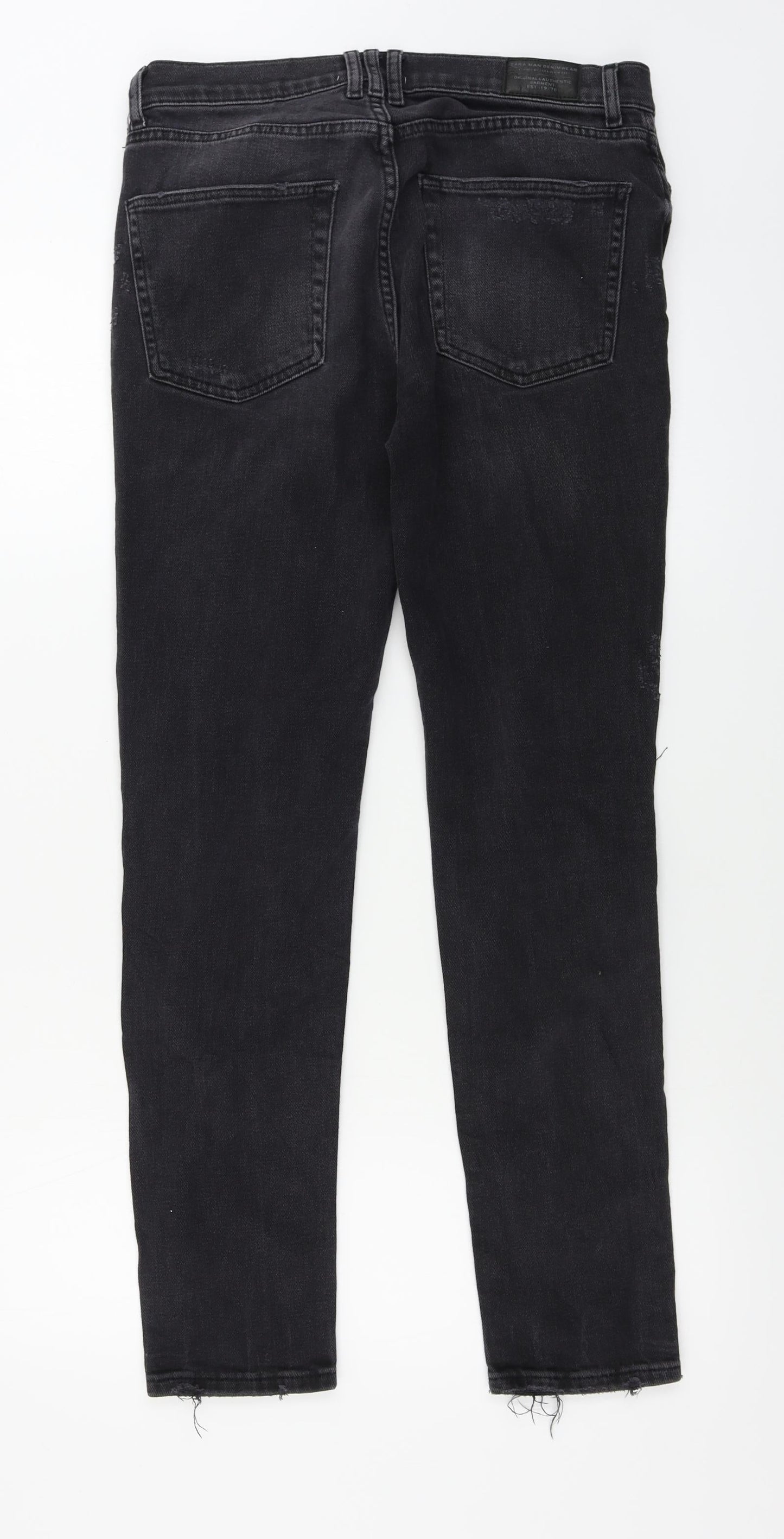 Preworn  Womens Black   Skinny Jeans Size 30 in L27 in