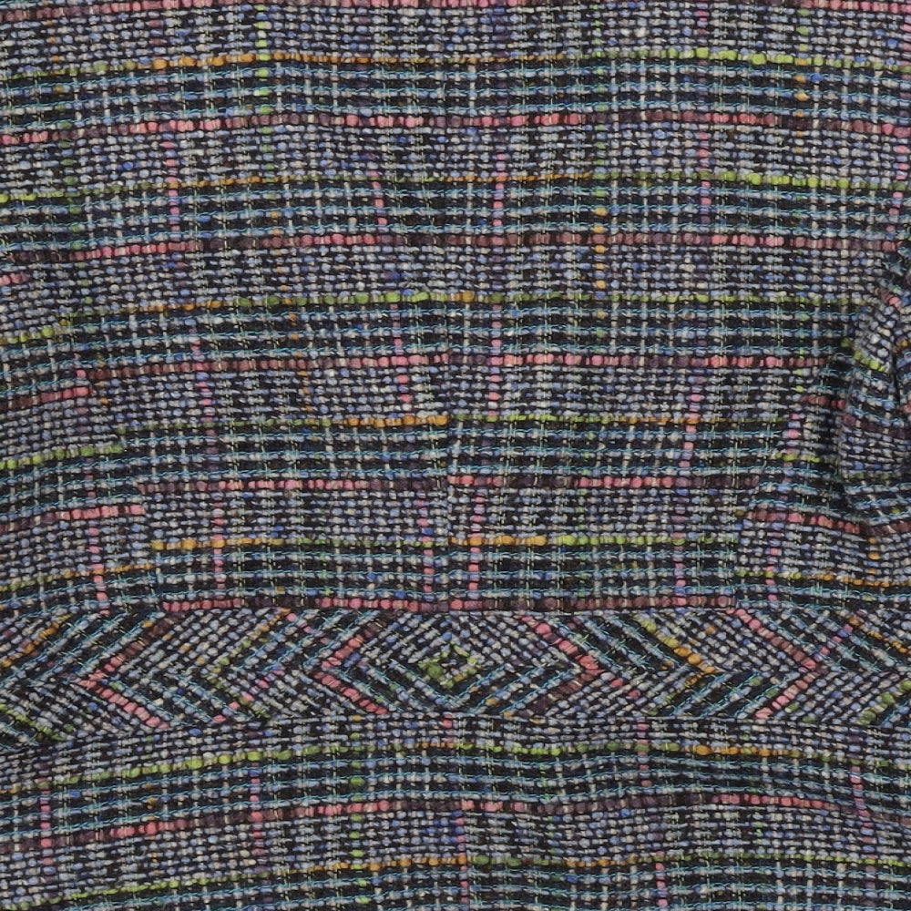 River Island  Womens Grey Check  Jacket Blazer Size 14