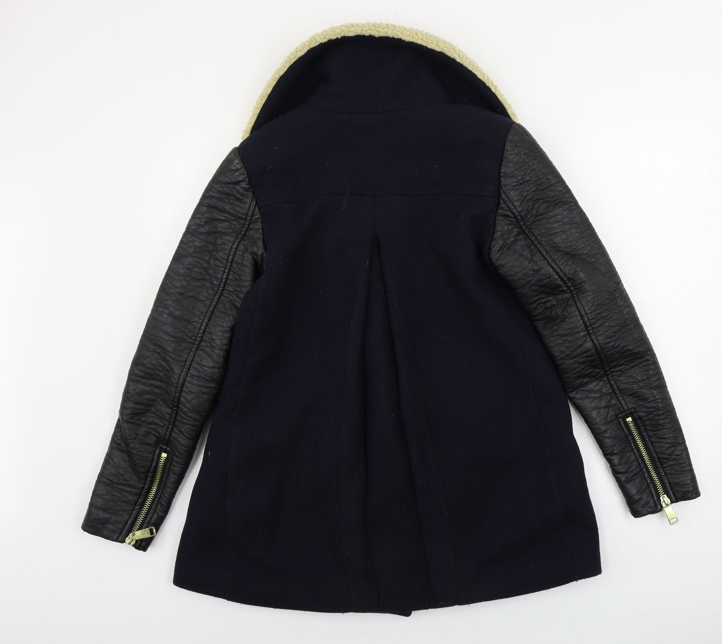 H&M Womens Blue   Gilet Coat Size 4