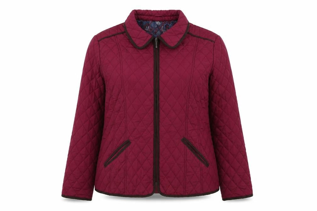 Julipa Womens Red   Quilted Coat Size 12