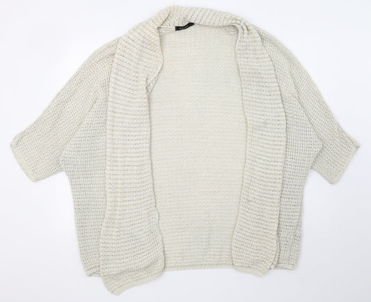 New Look Womens White   Wrap Jumper Size L