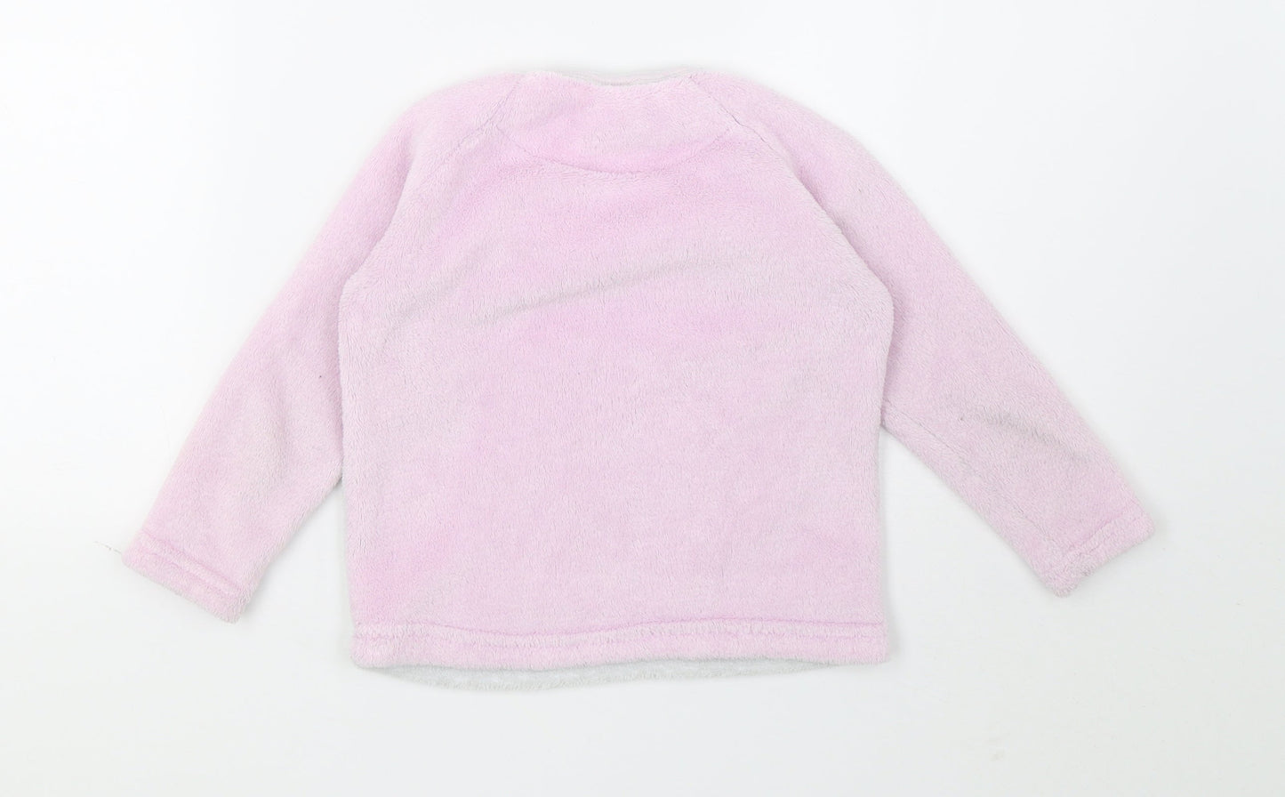 Jumbo Girls Pink Solid  Top Pyjama Top Size 4 Years  - Rabbit